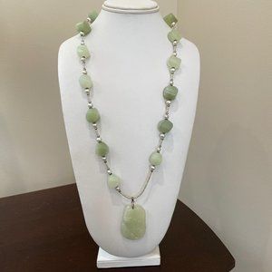 New Burma Jade Bead Necklace